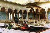 The Harem on the Terrace by Jean-Leon Gerome